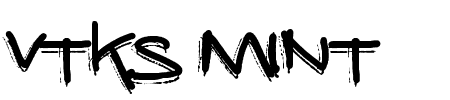 Schriftart Vtks Mint: Mehr Infos & Vorschau Generator TTF: Vtks Mint Schriftart