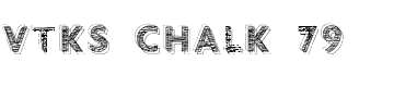 Vtks Chalk 79 Font