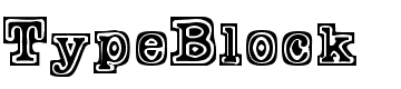 TypeBlock Font