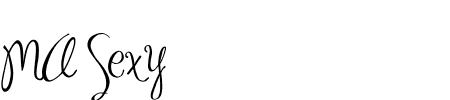 TTF: MA Sexy Schriftart