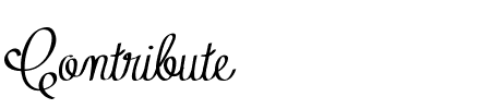 TTF: Contribute Schriftart