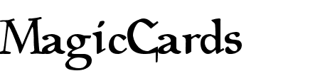 TTF: MagicCards Schriftart