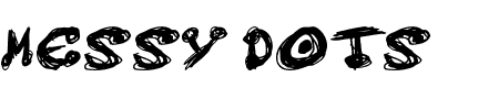 TTF: Messy Dots Schriftart