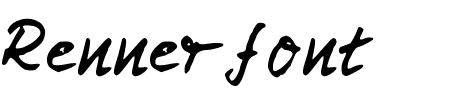 Schriftart Rennerfont: Mehr Infos & Zeichen Übersicht TTF: Rennerfont Schriftart