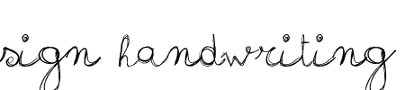 TTF: Sign Handwriting Font