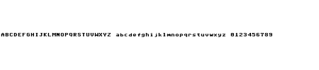 TTF: Commodore 64 Pixelized Schriftart