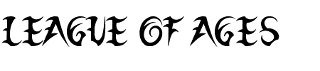 TTF: League of Ages Font