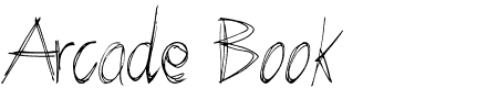 Schriftart Arcade Book: Mehr Infos & Vorschau Generator TTF: Arcade Book Schriftart