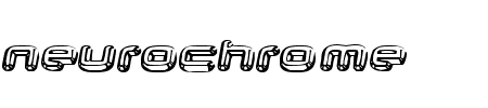 TTF: neurochrome Schriftart