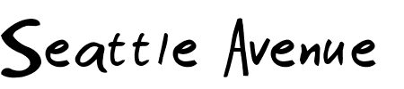 Schriftart Seattle Avenue: Mehr Infos & Zeichen Übersicht TTF: Seattle Avenue Schriftart