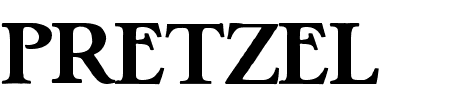 Schrift Pretzel: Mehr Infos & Zeichen Übersicht TTF: Pretzel Schrift