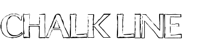 Font Chalk Line Outline: Mehr Infos & Zeichen Übersicht TTF: Chalk Line Outline Font