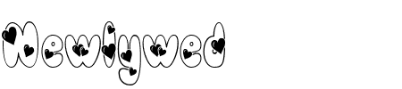 Schrift Newlywed: Mehr Infos & Zeichen Übersicht TTF: Newlywed Schrift
