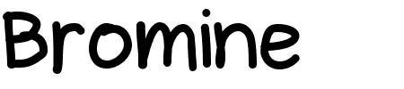 Schriftart Bromine: Mehr Infos & Zeichen Übersicht TTF: Bromine Schriftart