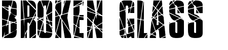 Schriftart Broken Glass: Mehr Infos & Zeichen Übersicht TTF: Broken Glass Schriftart