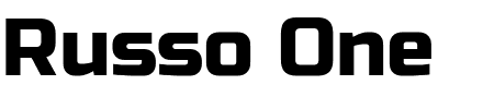 Schriftart Russo One: Mehr Infos & Vorschau Generator TTF: Russo One Schriftart
