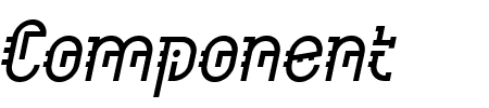 Schriftart Component: Mehr Infos & Vorschau Generator TTF: Component Schriftart