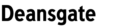 Schrift Deansgate: Mehr Infos & Zeichen Übersicht TTF: Deansgate Schrift