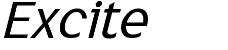 Excite Italic Schriftart