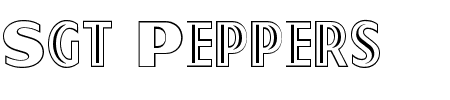 TTF: Sgt Peppers Lonely Hearts Club Schriftart