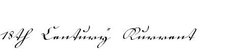 18th Century Kurrent Text Schriftart