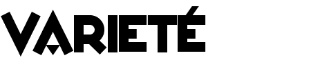 Variet Schriftart
