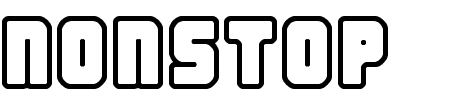 TTF: NonStop Schriftart