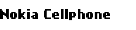 TTF: Nokia Cellphone Schriftart