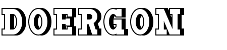 Doergon Backshift Schriftart