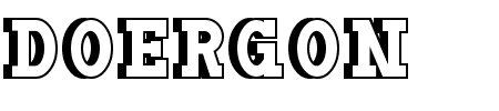 TTF: Doergon Shift Font