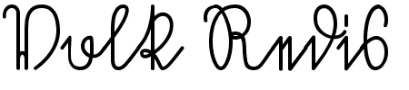 TTF: Volk Redis Schriftart