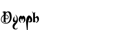 TTF: Nymph Schriftart
