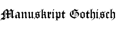 Font Manuskript Gothisch: Mehr Infos & Zeichen Übersicht TTF: Manuskript Gothisch Font