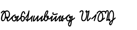 TTF: Rastenburg U1SY Schriftart