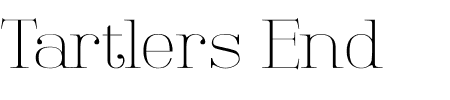 Schriftart Tartlers End: Mehr Infos & Vorschau Generator TTF: Tartlers End Schriftart
