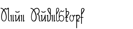 TTF: Neue Rudelskopf Schriftart