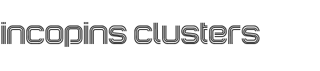 Schriftart Incopins Clusters: Mehr Infos & Zeichen Übersicht TTF: Incopins Clusters Schriftart