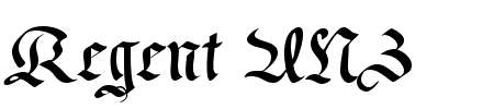 TTF: Regent UNZ Schriftart