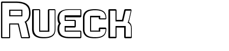 Schriftart Rueck Licht: Mehr Infos & Vorschau Generator TTF: Rueck Licht Schriftart