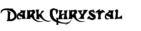 TTF: Dark Chrystal Schriftart