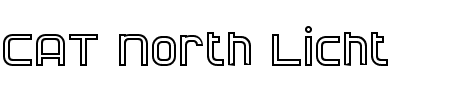 TTF: CAT North Licht Bold Font