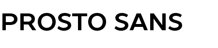 TTF: Prosto Sans Schriftart