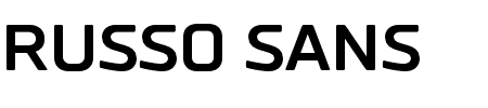 Schrift Russo Sans: Mehr Infos & Zeichen Übersicht TTF: Russo Sans Schrift