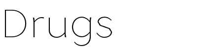 TTF: Drugs Font