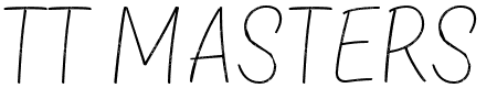 TT Masters Rough Thin Schriftart