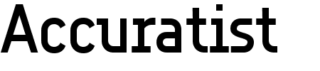 Font Accuratist: Mehr Infos & Zeichen Übersicht TTF: Accuratist Font