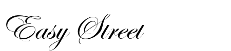 Schriftart Easy Street: Mehr Infos & Vorschau Generator TTF: Easy Street Schriftart
