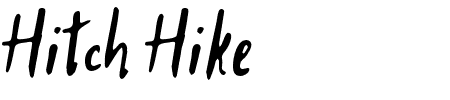 TTF: Hitch Hike Schriftart