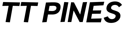 Schriftart TT Pines: Mehr Infos & Vorschau Generator TTF: TT Pines Schriftart
