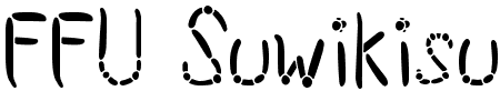 TTF: FFU Suwikisu Schriftart